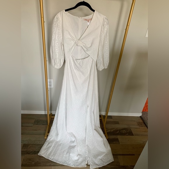 Anthropologie Hutch White Eyelet Dress - Picture 1 of 7